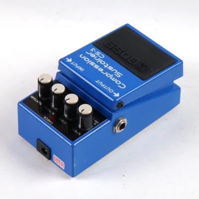 【中古】コンプレッサー エフェクター BOSS CS-3 Compression Sustainer ギターエフェクター リア斜めアングル画像