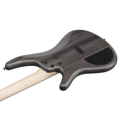 IBANEZ アイバニーズ SR280E-TKF Transparent Black Flat エレキベース ボディバック斜め画像