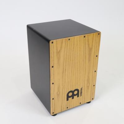 【中古】 カホン マイネル MEINL MCAJ100BK-AS+ 後付ピックアップ搭載 サイドのアングル