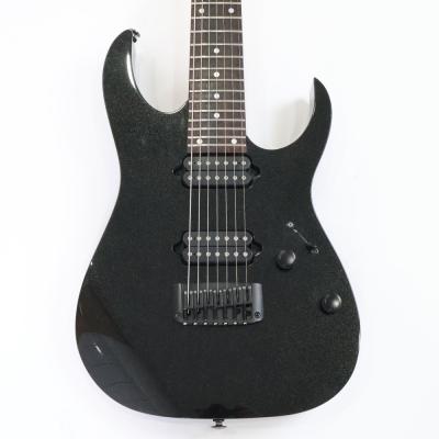 【中古】 エレキギター 7弦ギター Ibanez Prestige RG752FX Galaxy Black Mod. Dimarzio TITAN 7ピックアップ搭載 2017年製 フィクスドブリッジ 詳細画像
