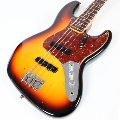 【中古】 エレキベース Fender Custom Shop Haruomi Hosono 66 Jazz Bass Journeyman Relic 3Color Sunburst 2023年製 細野晴臣氏シグネイチャーモデル フェンダー ジャズベース ジャーニーマンレリック ボディトップ