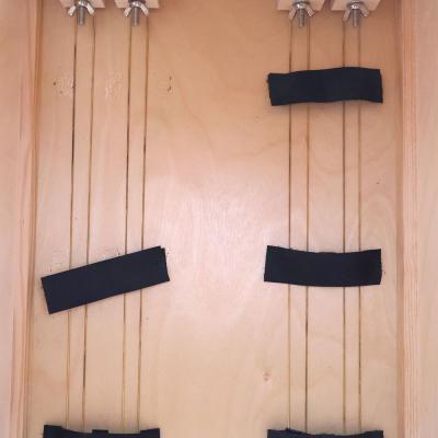 【中古】 カホン DG CAJON Chanela GREEN 内部