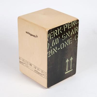 【中古】 カホン Schlagwerk Percussion SR-CP403BLK 2inOne Black Edition Medium 全体