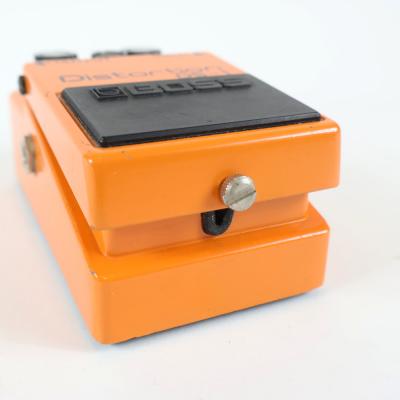 【中古】 ディストーション エフェクター BOSS DS-1 Distortion 1979年製 Made in Japan Silver Screw 銀ネジ ギターエフェクター 前面
