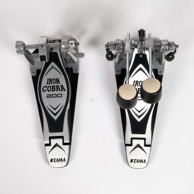 【中古】 ドラムツインペダル タマ TAMA HP200PTW Iron Cobra 200 Twin Pedal Power Glide アイアンコブラ 正面