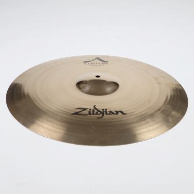 【中古】ライドシンバル ジルジャン ZILDJIAN A CUSTOM MEDIUM RIDE 20インチ 本体画像 斜め