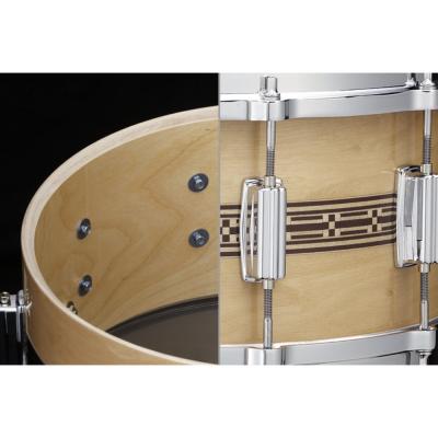 TAMA タマ AW-456 50TH LIMITED MASTERCRAFT ARTWOOD REISSUE SNARE DRUM スネアドラム 9mm, 6ply All Birch Shell with center wood lnlay