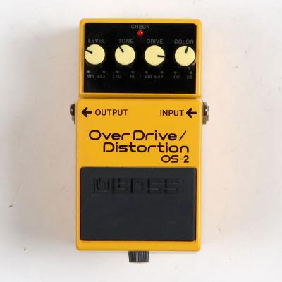 【中古】オーバードライブ ディストーション エフェクター BOSS OS-2 OverDrive Distortion ギターエフェクター