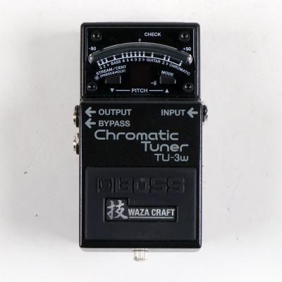 【中古】 BOSS TU-3W Chromatic Tuner WAZA CRAFTシリーズ ギターチューナー 正面