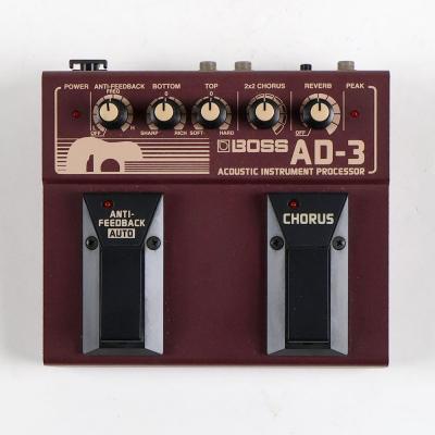 【中古】アコースティックプロセッサー BOSS AD-3 ACOUSTIC INSTRUMENT PROCESSOR ボス ギターエフェクター