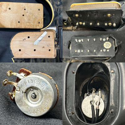 【中古】 エレキギター Music Man AXIS EX Trans Black 1997年製 日本製 ミュージックマン アクシスEX EVHモデルと同じスイッチ位置 内部、ポット