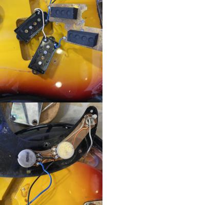 【中古】Tokai 東海楽器 トーカイ HARD PUNCHER ハードパンチャー TPB-40 3TS エレキベース ピックアップ