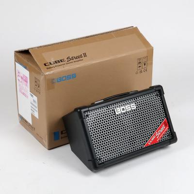 【中古】 BOSS CUBE STREET II Black 乾電池駆動パフォーマンス用ステレオアンプ 小型ギターアンプ コンボ