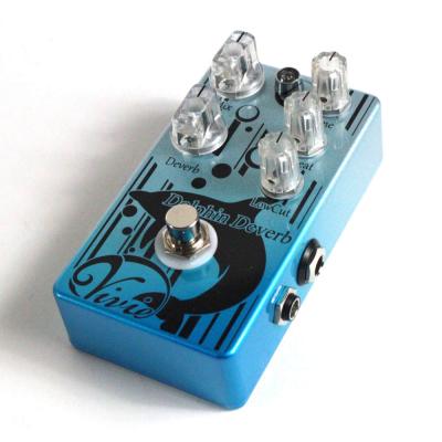 【中古】ディレイ リバーブ Vivie Dolphin Deverb ギターエフェクター ヴィヴィー ドルフィンディバーブ 斜めアングル画像