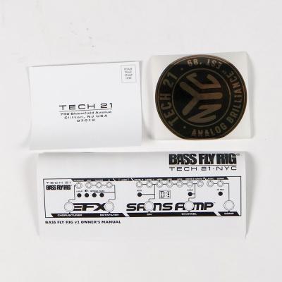 【中古】 TECH21 BASS FLY RIG V2 ベース用マルチエフェクター 説明書画像