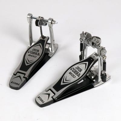 【中古】 ドラムツインペダル タマ TAMA HP200PTW Iron Cobra 200 Twin Pedal Power Glide アイアンコブラ 斜めアングル画像