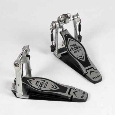 【中古】 ドラムツインペダル タマ TAMA HP200PTW Iron Cobra 200 Twin Pedal Power Glide アイアンコブラ 左斜めアングル画像