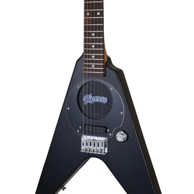 PIGNOSE ピグノーズ PGG-200V STBK Stained Black w/Bag ヘッドホン付き アンプ内蔵エレキギター ボディ画像