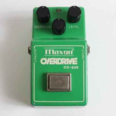 【中古】 Maxon マクソン OD-808 OVERDRIVE Large Case RC4558P MALAYSIA オーバードライブ ギターエフェクター
