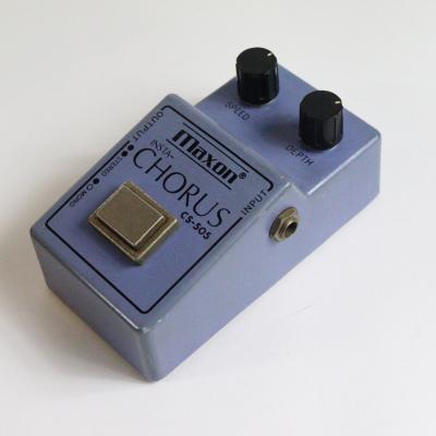 【中古】コーラス エフェクター MAXON マクソン CS-505 INSTA-CHORUS アナログコーラス ギターエフェクター 側面