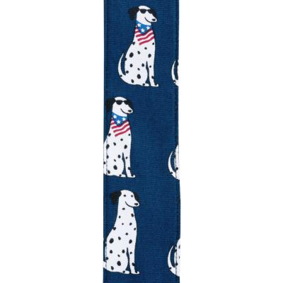 ARIA アリア SPS-2400Da NB 犬柄 ギターストラップ アップ画像