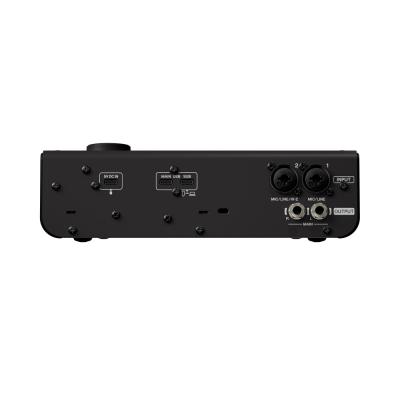 YAMAHA ヤマハ URX22 B URX Series Audio Interface 4in/2out USB-C オーディオインターフェース ブラック リア画像