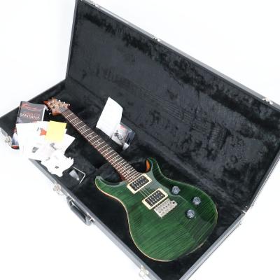 【中古】 エレキギター PRS Custom 24 10Top Ever Green 5way Rotary Sw. 2011年製 ポールリードスミス カスタム24 Paul Reed Smith HFS Vintage Bassピックアップ搭載 エバーグリーン ケース