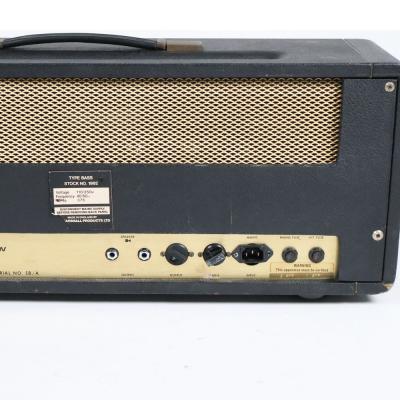 【中古】Marshall マーシャル 1992 JMP Super BASS MKII 100W 1975年製 真空管アンプ ギターアンプ ヘッド 背面