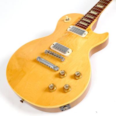 【中古】 エレキギター Gibson Les Paul Deluxe Natural 2nd 1970年代前期製 マホガニーネック ステッカーナンバードミニハムバッカー搭載 ギブソン レスポールデラックス トップ