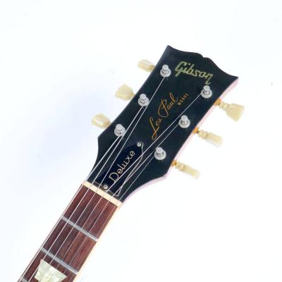 【中古】 エレキギター Gibson Les Paul Deluxe Natural 2nd 1970年代前期製 マホガニーネック ステッカーナンバードミニハムバッカー搭載 ギブソン レスポールデラックス ヘッド