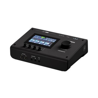 YAMAHA ヤマハ URX44 B URX Series Audio Interface 6in/4out USB-C オーディオインターフェース ブラック 斜めアングル画像