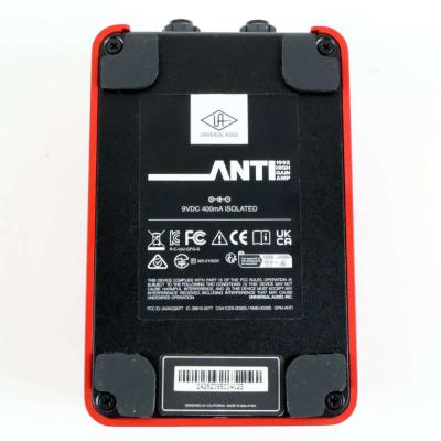 【中古】 Universal Audio ユニバーサルオーディオ UAFX ANTI 1992 High Gain Amp アンプシュミレーター ギターエフェクター 裏面