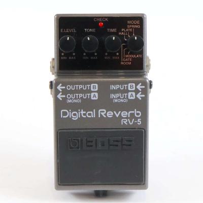 【中古】デジタルリバーブ エフェクター BOSS RV-5 Digital Reverb ボス リヴァーブ エフェクター 正面