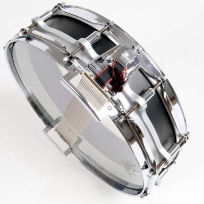 【中古】スネアドラム パール Pearl FREE FLOATING STEEL SHELL Black Finish 14×3.5 ピッコロスネア サイド