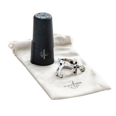 YANAGISAWA ヤナギサワ Yany SIXS Silver Platinum Plate ヤニーシクス アルトサックス B♭クラリネット兼用 リガチャー キャップセット