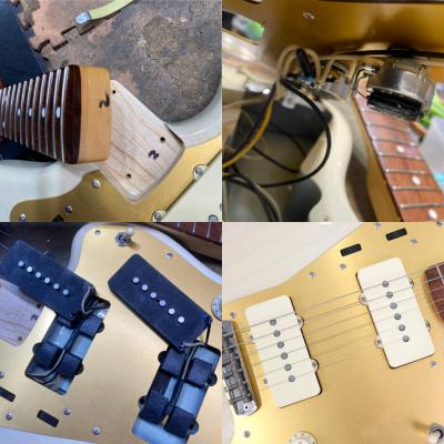 【中古】 エレキギター Momose MJM2-STD/NJ WBD モモセ ジャズマスタータイプ アッシュボディー ホワイトブロンド Deviser ディバイザー 詳細画像