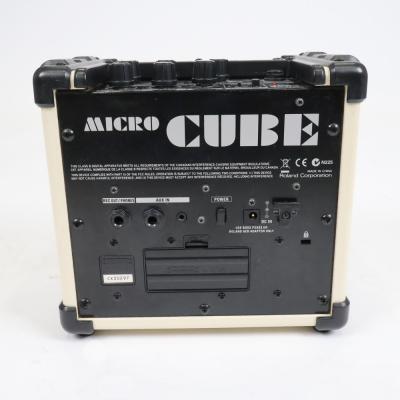 【中古】 ギターアンプ Roland ローランド MICRO CUBE WHITE コンボアンプ 詳細画像