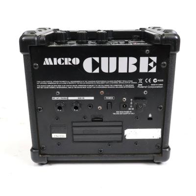【中古】 ギターアンプ Roland ローランド MICRO CUBE BLACK コンボアンプ 詳細画像