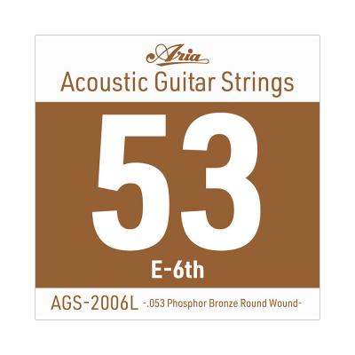 ARIA アリア AGS-2006L Light .053W アコースティックギター用 バラ弦