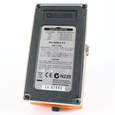 【中古】ディストーション エフェクター BOSS DS-1 Distortion ギターエフェクター 本体画像 裏