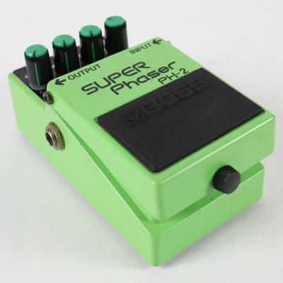 【中古】 スーパーフェイザー エフェクター BOSS PH-2 SUPER Phaser Made in Japan ボス ギターエフェクター 本体画像 斜め2