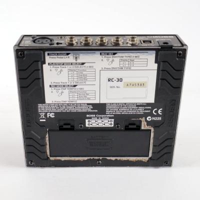 【中古】 ルーパー ループステーション BOSS RC-30 LOOP STATION 最大3時間の録音 99フレーズのメモリー 裏面