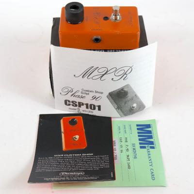【中古】 フェイザー MXR CSP101SL Script Phase90 LED ギターエフェクター PHASE 90 フェイズ90 筆記体ロゴ 付属品