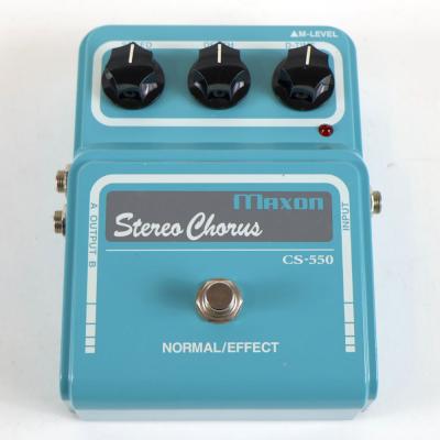 【中古】コーラス エフェクター MAXON マクソン CS-550 Stereo Chorus ギターエフェクター