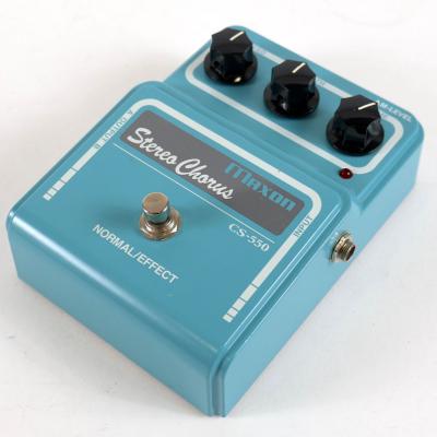 【中古】コーラス エフェクター MAXON マクソン CS-550 Stereo Chorus ギターエフェクター 右サイド