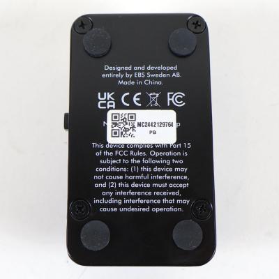 【中古】 ベース用エフェクター コンプレッサー EBS MULTICOMP BLUE LABEL マルチコンプ ブルーラベル 裏面