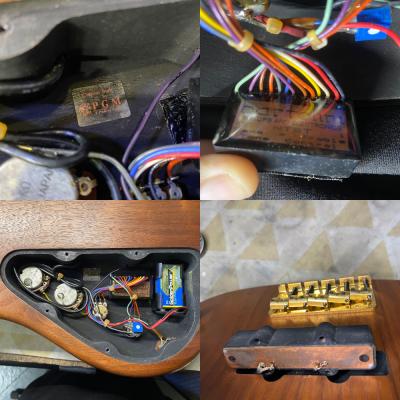 【中古】 エレキベース MOON JJ-5-230B WN/E GO Walnut Natural オイルフィニッシュ Bartolini XTCTプリアンプ搭載 ムーン ピックアップなど