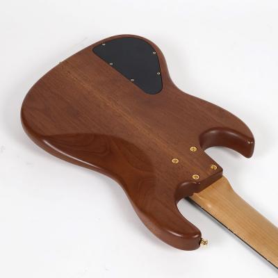 【中古】 エレキベース MOON JJ-5-230B WN/E GO Walnut Natural オイルフィニッシュ Bartolini XTCTプリアンプ搭載 ムーン ボディ