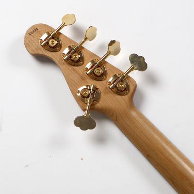【中古】 エレキベース MOON JJ-5-230B WN/E GO Walnut Natural オイルフィニッシュ Bartolini XTCTプリアンプ搭載 ムーン ヘッド