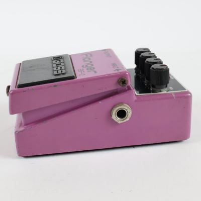 【中古】 フランジャー BOSS BF-2 Flanger Made in Japan 銀ネジ ボス ギターエフェクター 側面